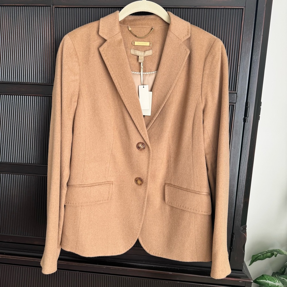 Talbots Camel Hair Blazer NWT
